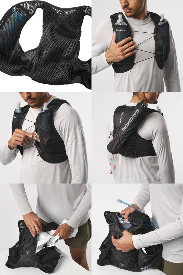 SALOMON（サロモン） ランニングベスト メンズ ACTIVE SKIN 4