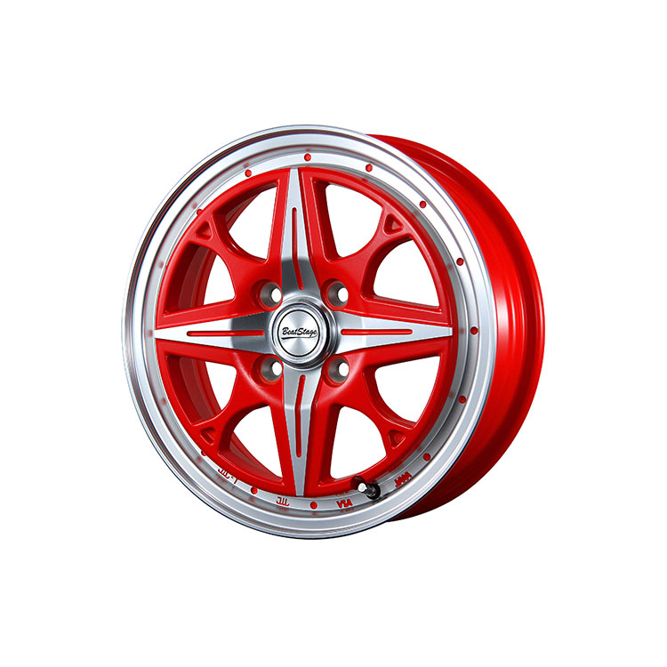 アルミホイール 14インチ 4本セット ブレストNS-C 4.5J PCD100 イン