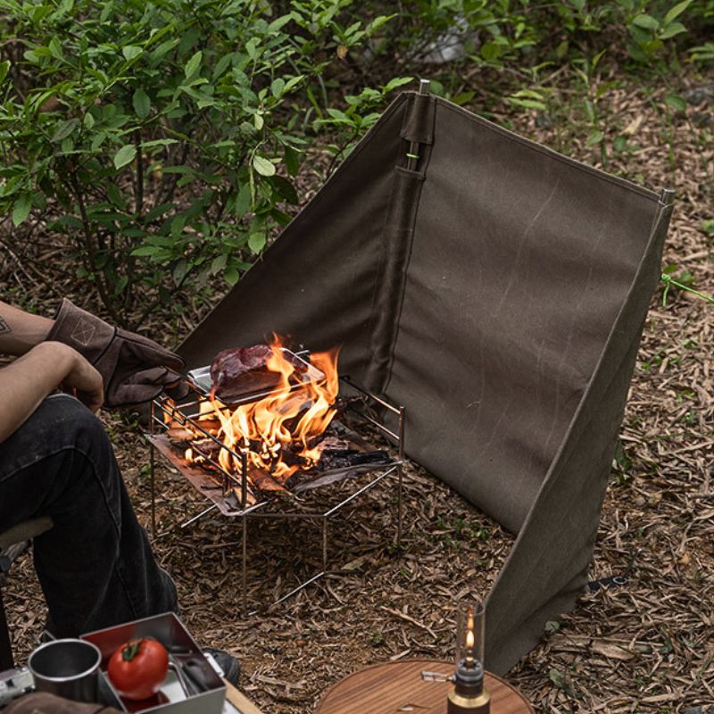CAMPINGMOON 焚火陣幕 焚き火陣幕 焚き火 陣幕 焚火 風防 リフレクター