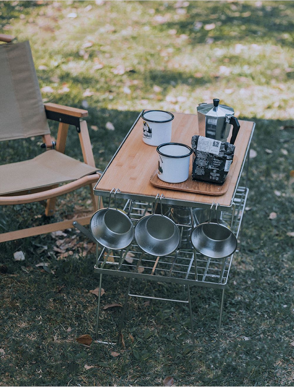 フィールドラック 天板 キャンピングムーン 竹製 木製 軽量 竹製天板