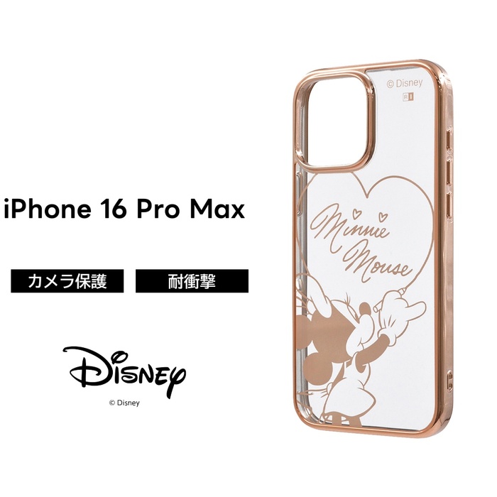 iPhone 16 Pro Max ケース ミニー クリア iPhone16ProMax アイフォン
