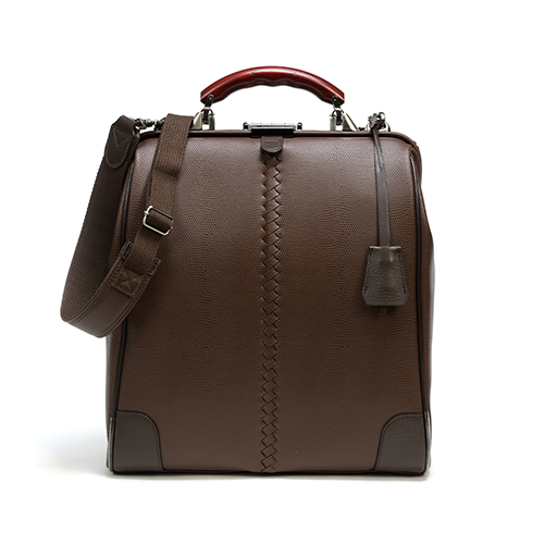 豊岡鞄 × YOUTA 3wayダレスバッグ 縦型 リザードPVC 日本製 メンズ