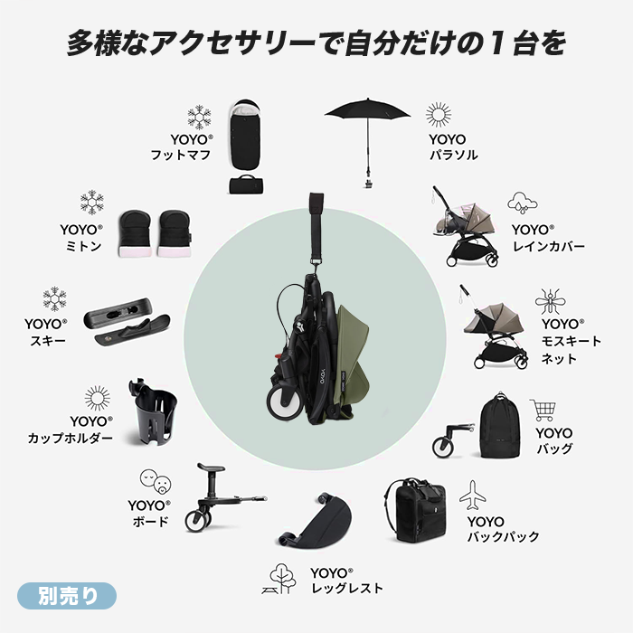 YOYO 0+ 6+ ヨーヨー ベビーカー 新生児 ストッケ YOYO3 フレーム ab型