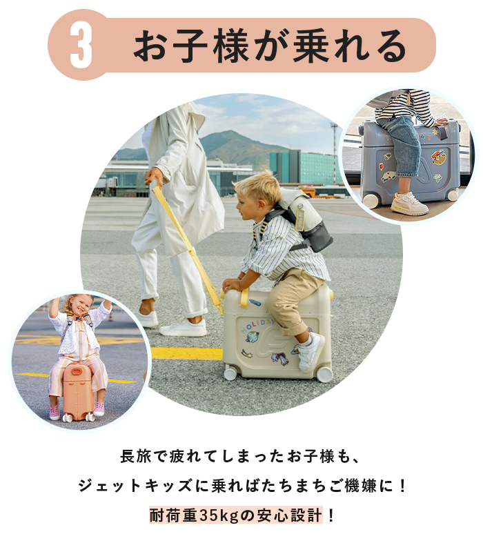 トリップトラップ ストッケ ジェットキッズ キャリーケース 子供用