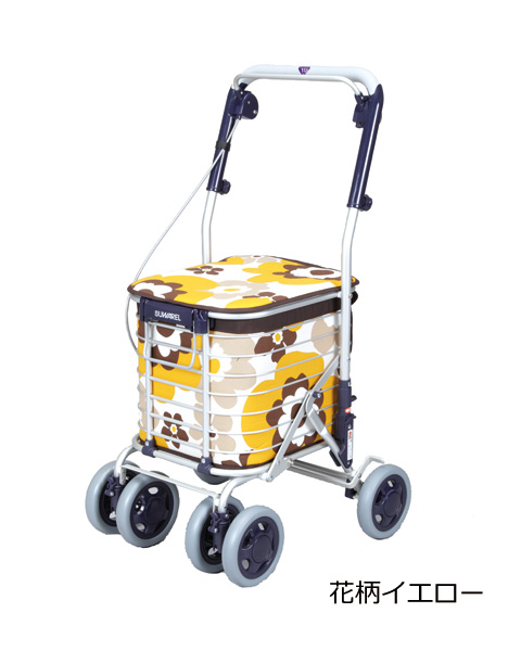 バッグ付アルミワイヤーカート スワレル ユーバ産業 折りたたみ