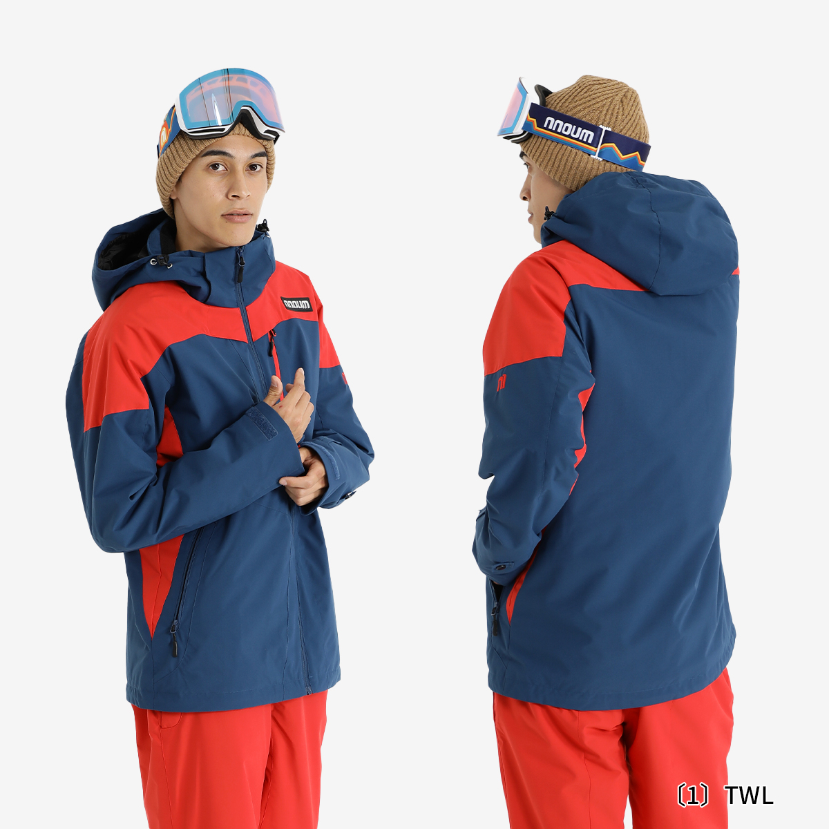 NNOUM スキーウェア メンズ レディース 上下セット ノアム 耐水圧