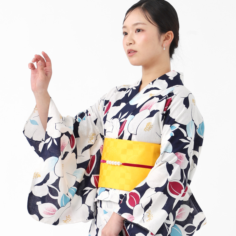 BOTAN 二部式浴衣 帯 下駄 3点 セット レディース 着付け セパレート