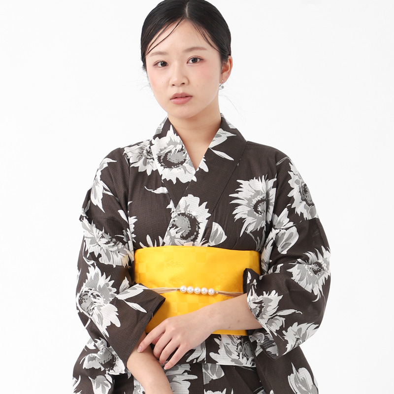 BOTAN 二部式浴衣 帯 下駄 3点 セット レディース 着付け セパレート