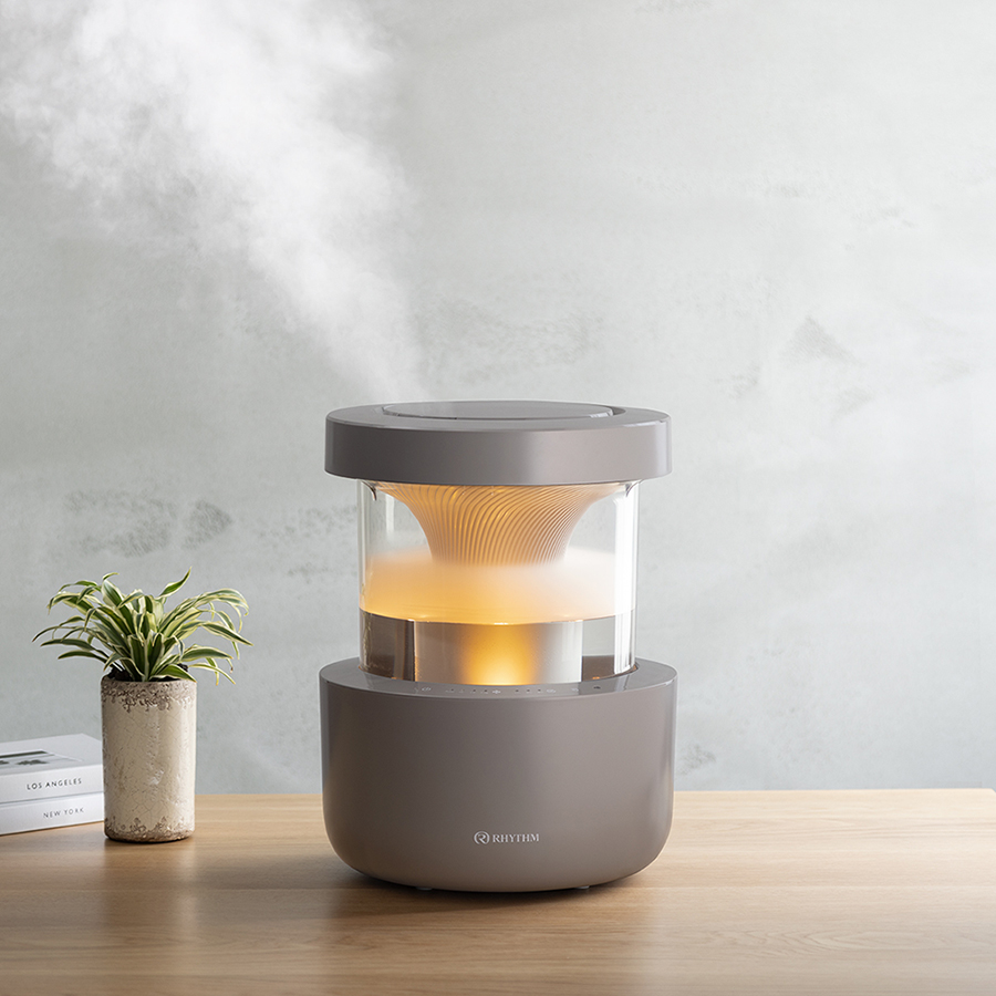 RHYTHM 選べる2色 リズム 加湿器 MIST 350 超音波式 プールレス 省電力