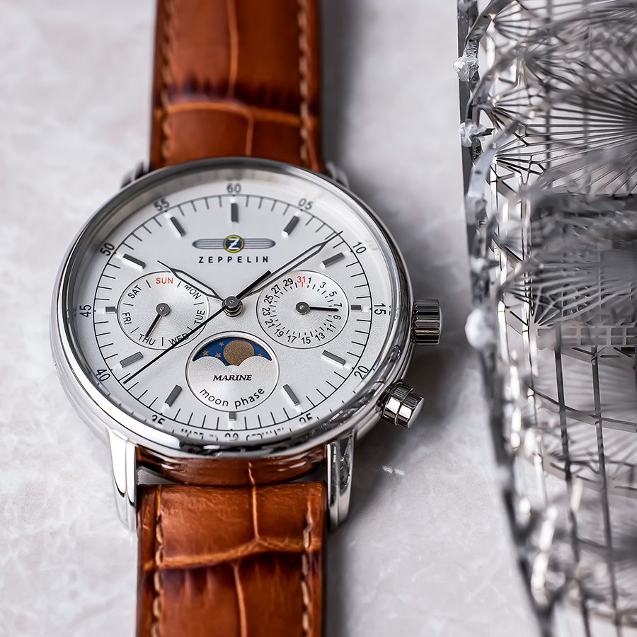 ZEPPELIN（ツェッペリン） マリーネ 36mm ムーンフェイズ 日本限定