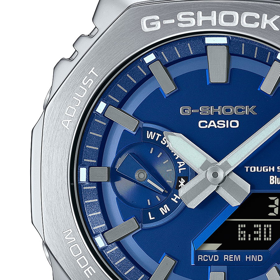 G-SHOCK フルメタル ブルーアクセント GM-B2100AD-2AJF メンズ 腕時計