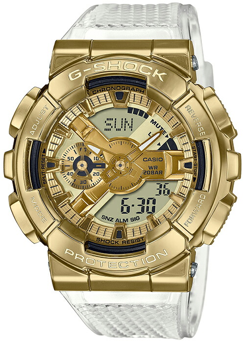 G-SHOCK Metal Covered GOLD INGOT スケルトン GM-5600SG-9JF メンズ