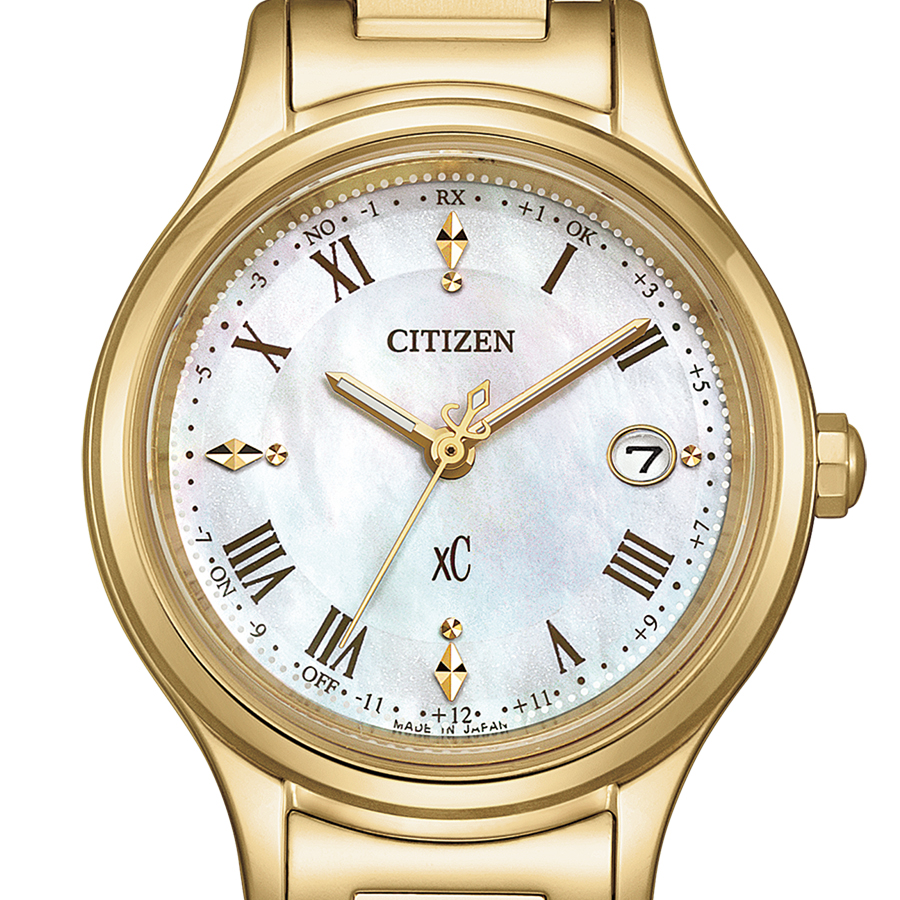 XC シチズン クロスシー ヒカリコレクション 白蝶貝ダイヤル ES9492