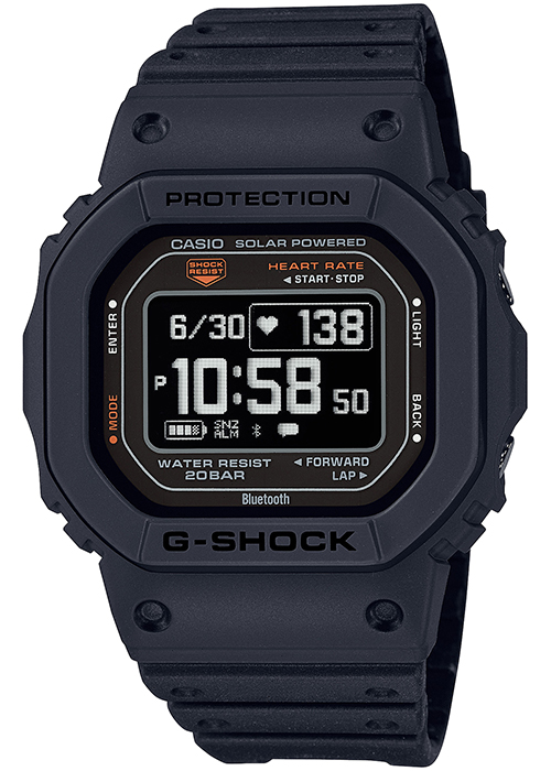G-SHOCK G-SQUAD 心拍計測 血中酸素レベル計測 DW-H5600-1JR メンズ