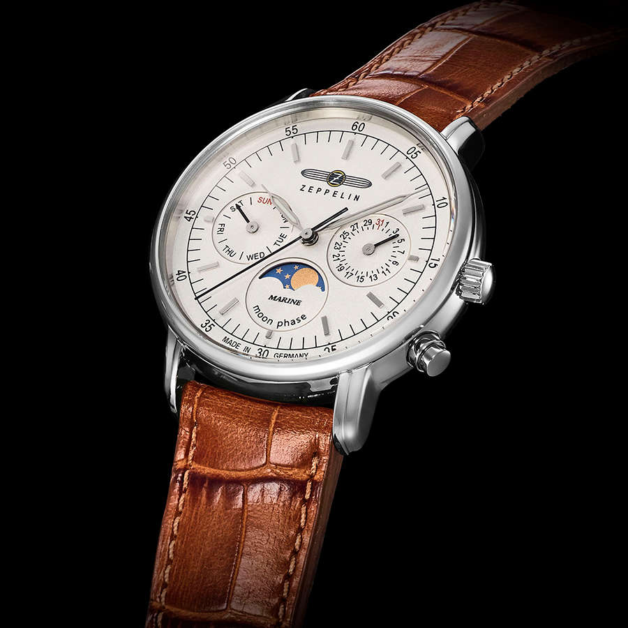 ZEPPELIN（ツェッペリン） マリーネ 36mm ムーンフェイズ 日本限定