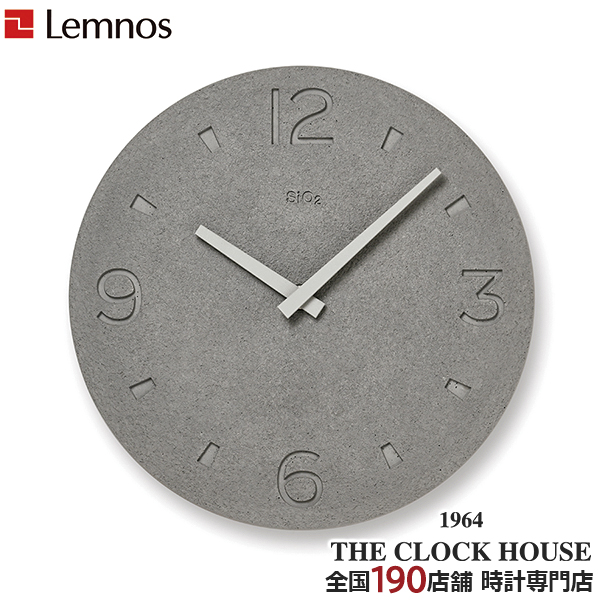 Lemnos（レムノス） タカタレムノス 掛け時計 カーサ 珪藻土の時計
