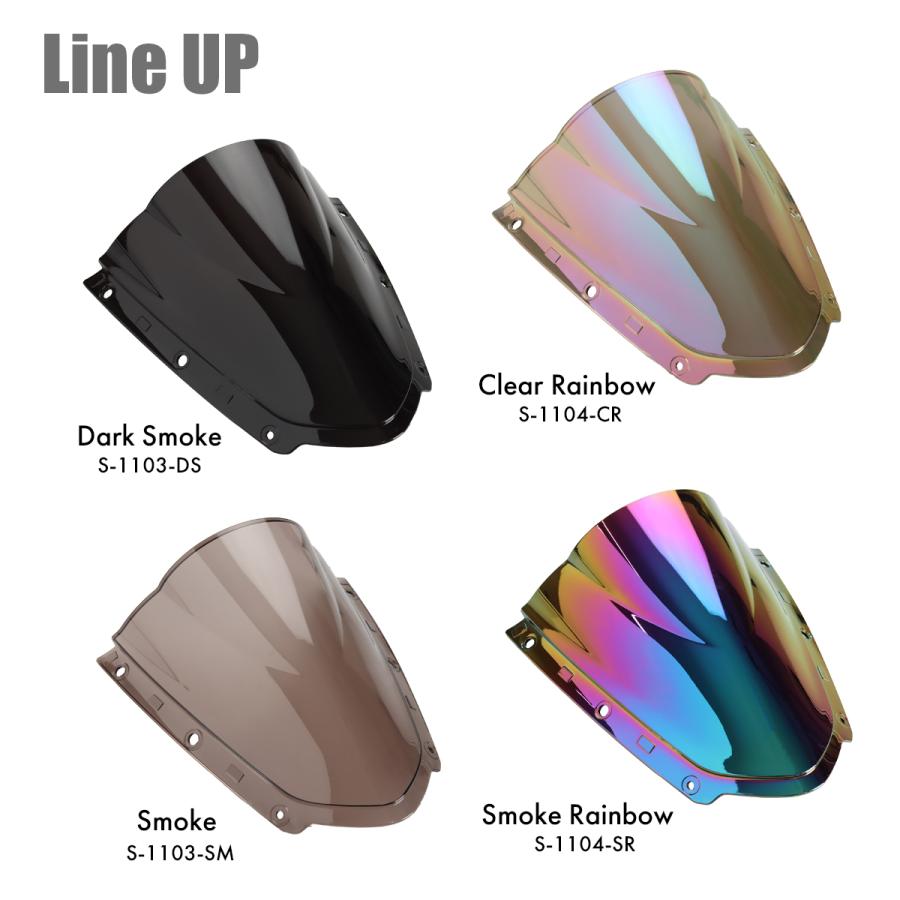 Ninja ZX-10R 21-25 ダブルバブル レーシングスクリーン クリア