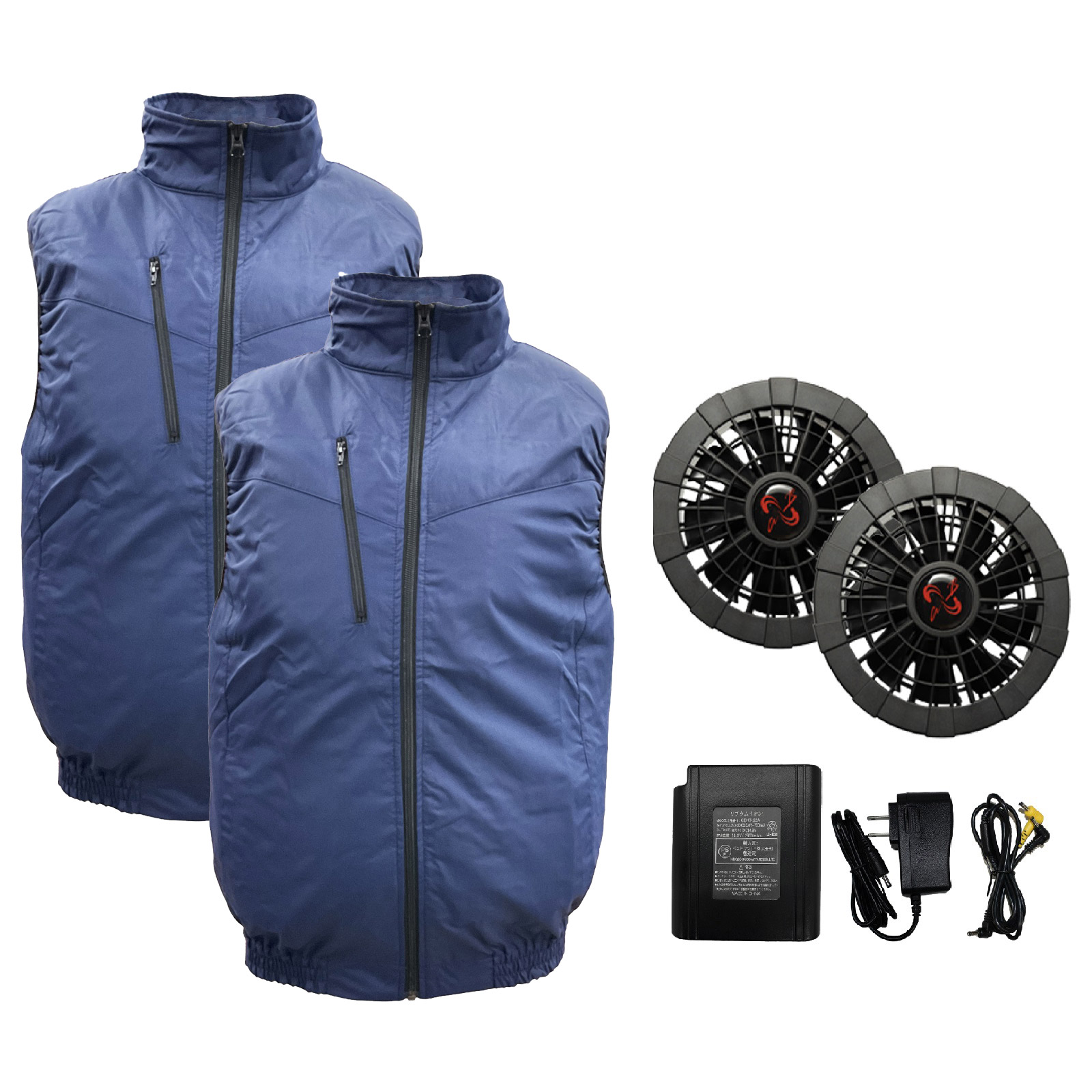 服2枚付き 空調ベスト フルセット 空調作業服 2025 空調ウェア 最強