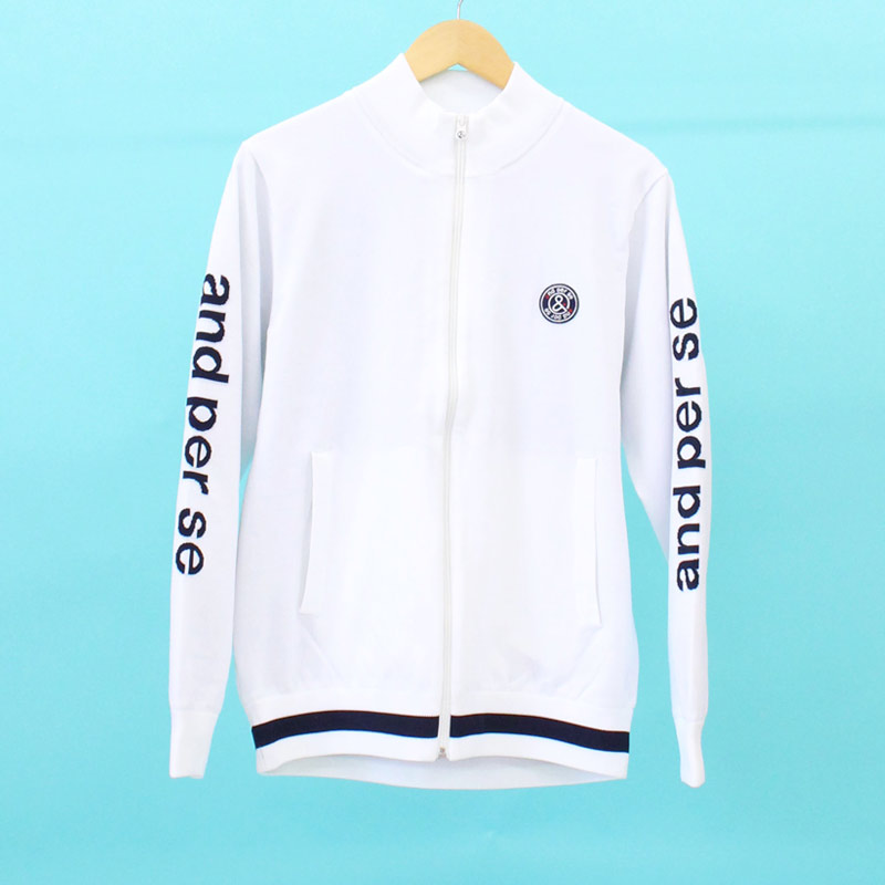 and per se（アンパスィ） ゴルフウェア メンズ ニットブルゾン