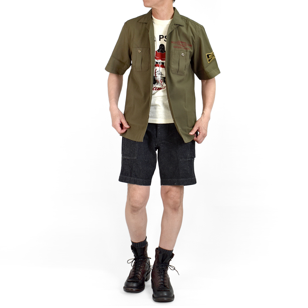 フリーホイーラーズ（FREEWHEELERS） シャツ BUCKET HEAD Brucie SHORT