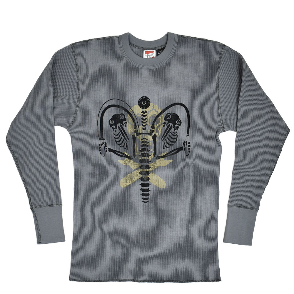 フリーホイーラーズ（FREEWHEELERS） サーマルtシャツ KNUCLE BONES on