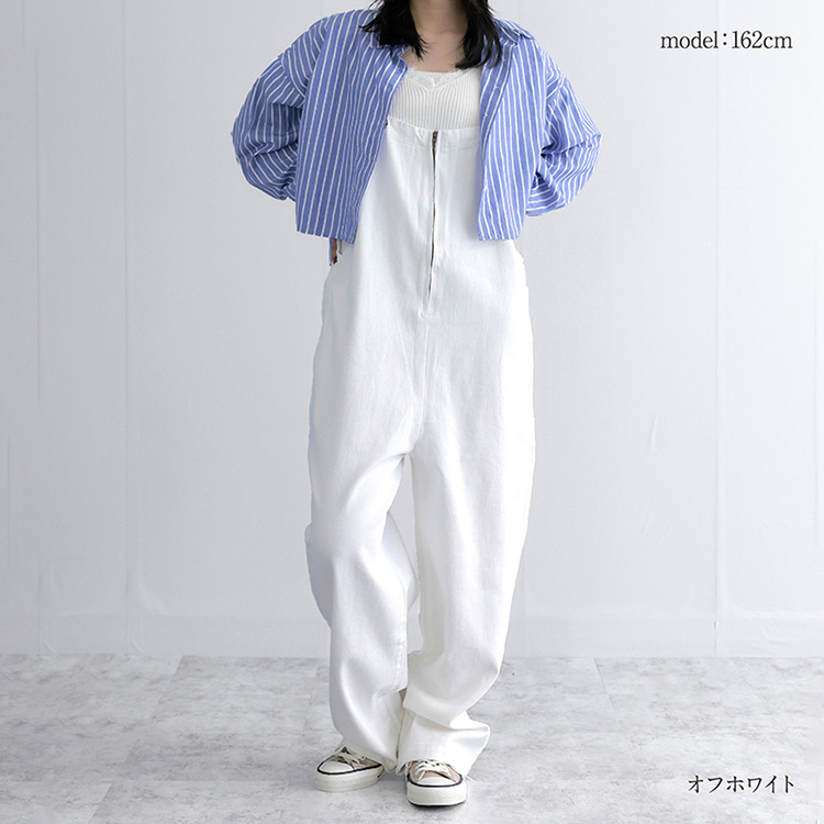 デッキサロペット オーバーオール フロントジップ : Fetchcollection