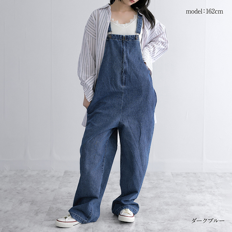 デッキサロペット オーバーオール フロントジップ : Fetchcollection