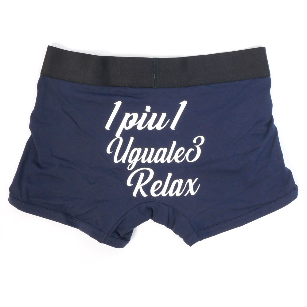 1PIU1UGUALE3 RELAX メンズボクサーパンツ（素材：綿、コットン