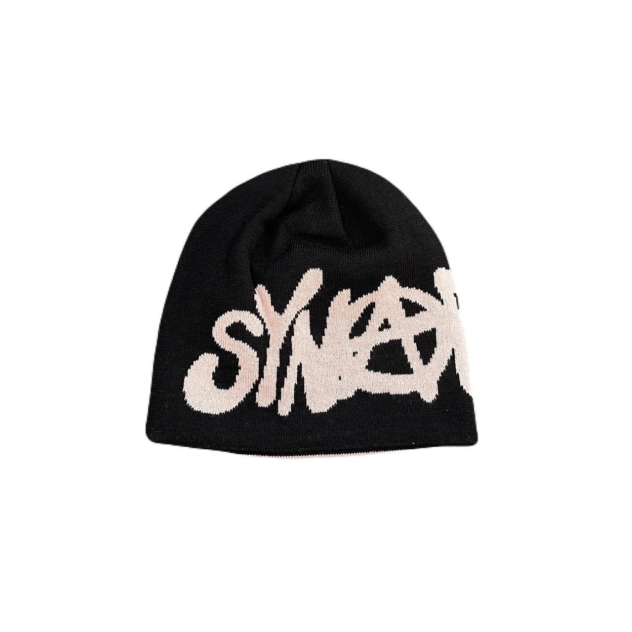 SYNA WORLD REVERSIBLE SYNARCHY BEANIE 【BLACK x ROSE GOLD】シナ