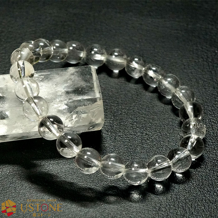 レムリアン水晶 ブレスレット 8mm AAA 証明書付き コロンビア産