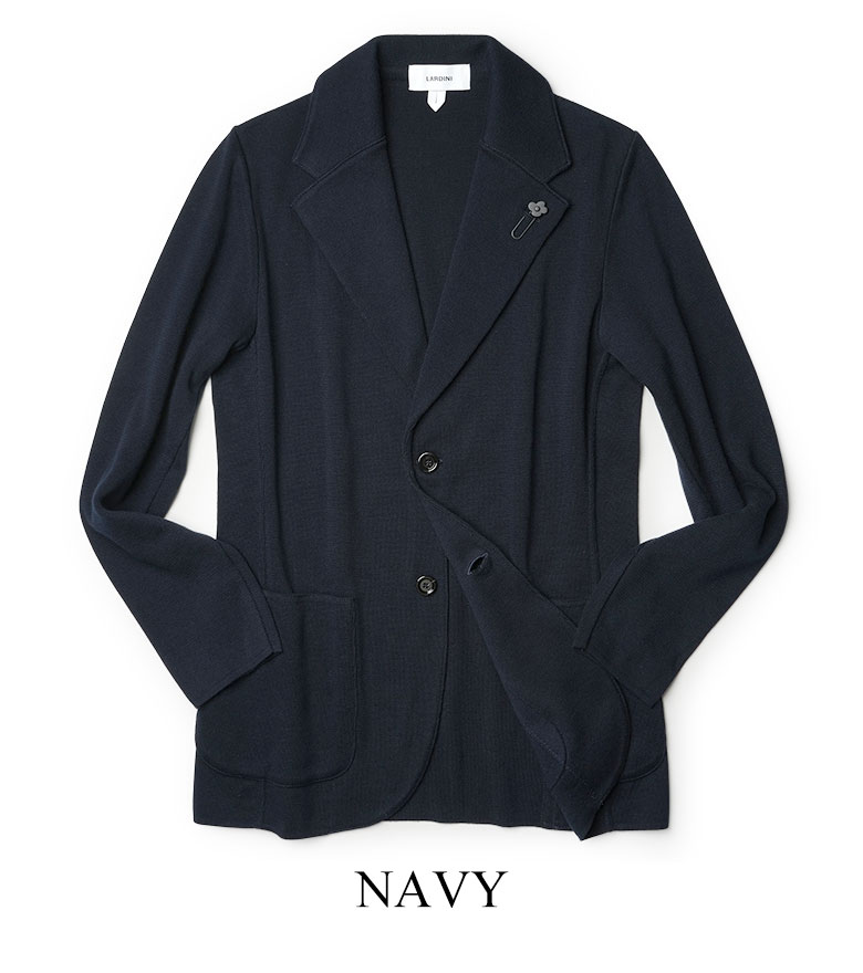 LARDINI（ラルディーニ） ニットジャケット シングル 12ゲージ サマー