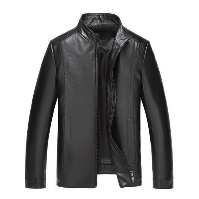 SALE 本革 レザー ジャケット メンズ シングルライダース ハーフ