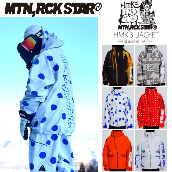 26-27 MTN ROCK STAR マウンテンロックスター HMK 3 JACKET HARUMAKI