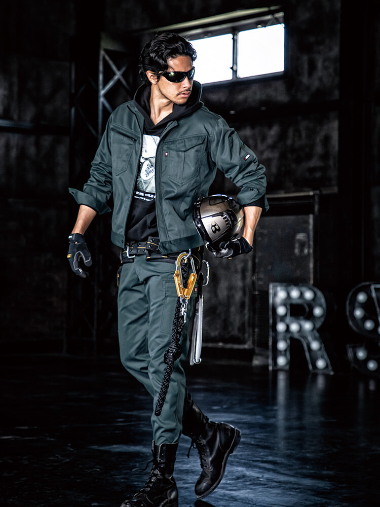 作業服 上下セット バートル BURTLE ジャケット 6071 SS-S ＆ カーゴ