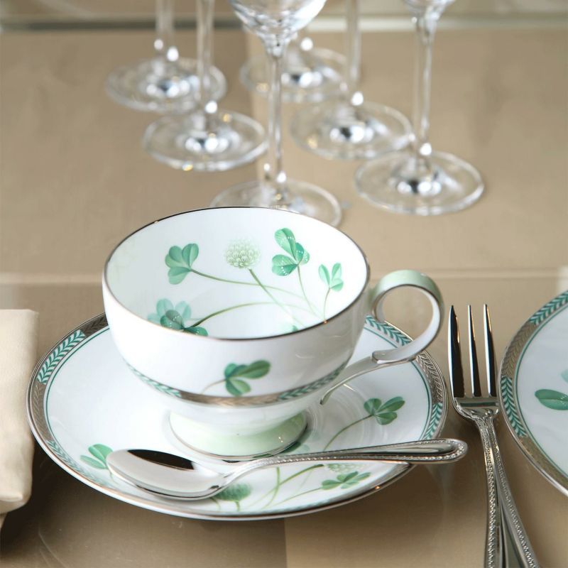 ノリタケ Noritake ノリタケしろつめくさ ティー・コーヒー碗皿（四つ