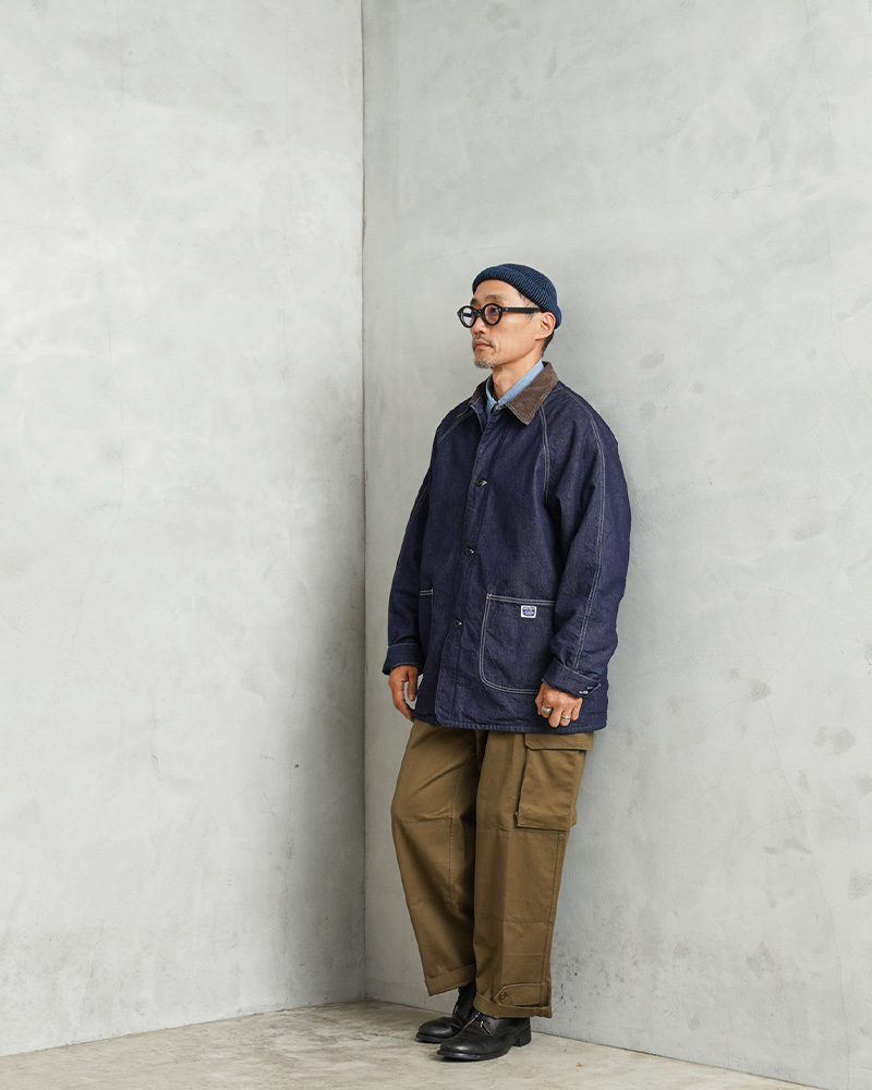 PAYDAY（ペイデイ） PD25-CA-5 40's WW2 BLANKET COVERALL INDIGO