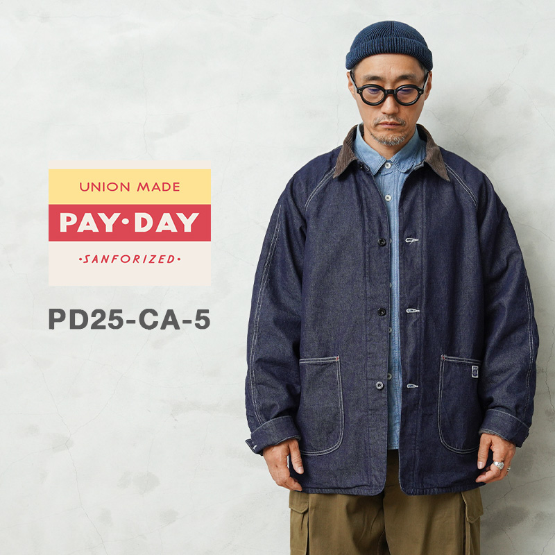 PAYDAY（ペイデイ） PD25-CA-5 40's WW2 BLANKET COVERALL INDIGO