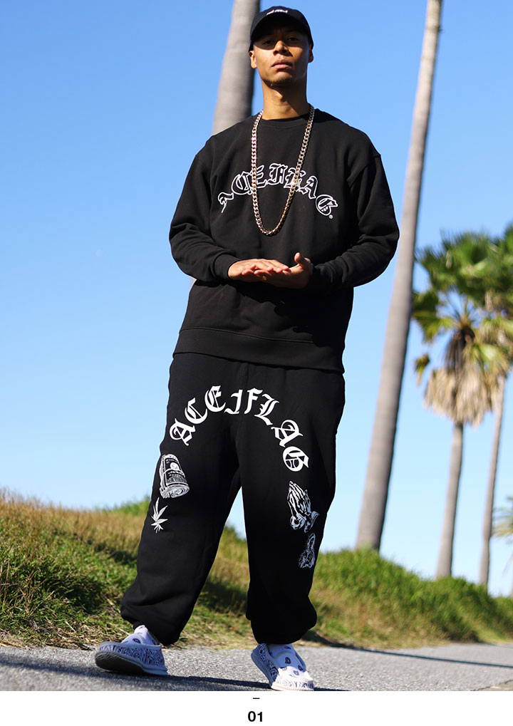 ACEFLAG（エースフラッグ） 上下セット 長袖 ブランド 大きいサイズ