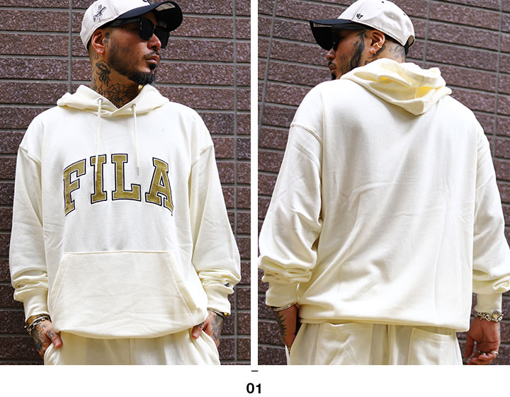 FILA（フィラ） パーカー ブランド スケボー フーディ 長袖 スウェット