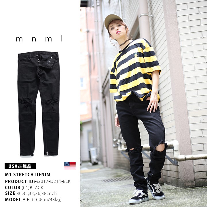 mnml（ミニマル） M1デニム ジーンズ : 本格派大人のB系XL&零ZERO