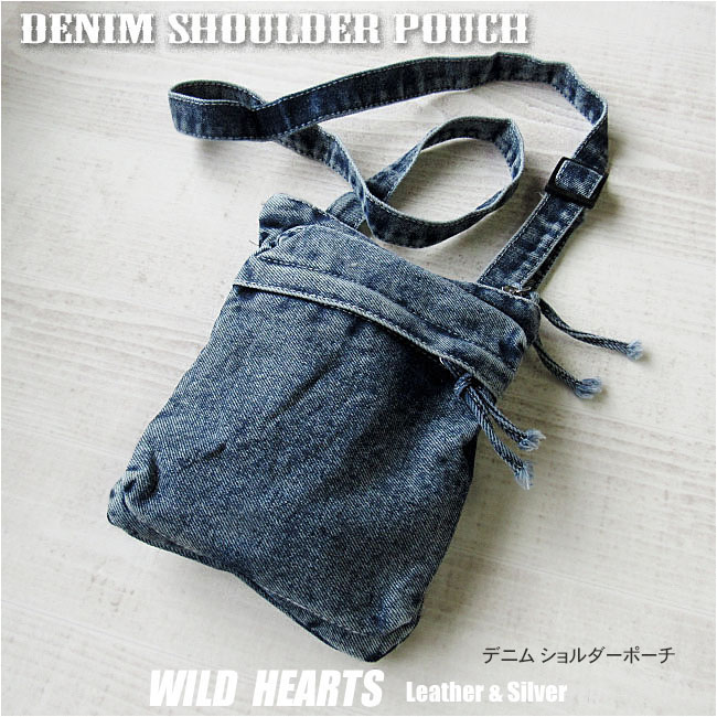 デニム ショルダーポーチ スマホショルダー ショルダーバッグ