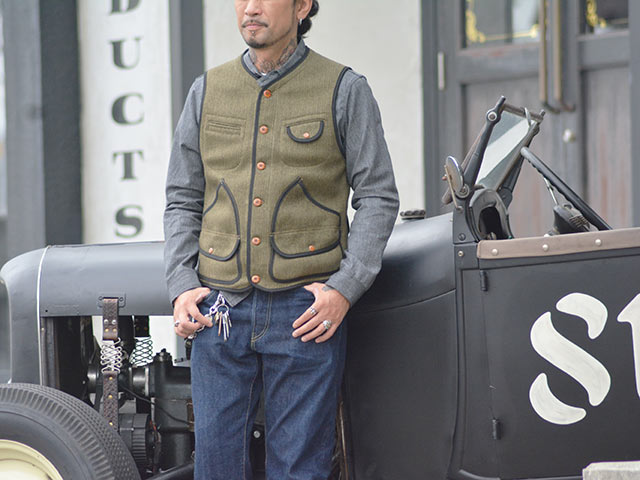FREE WHEELERS/フリーホイーラーズ】2023FW「Hunting Vest”Bridgeport