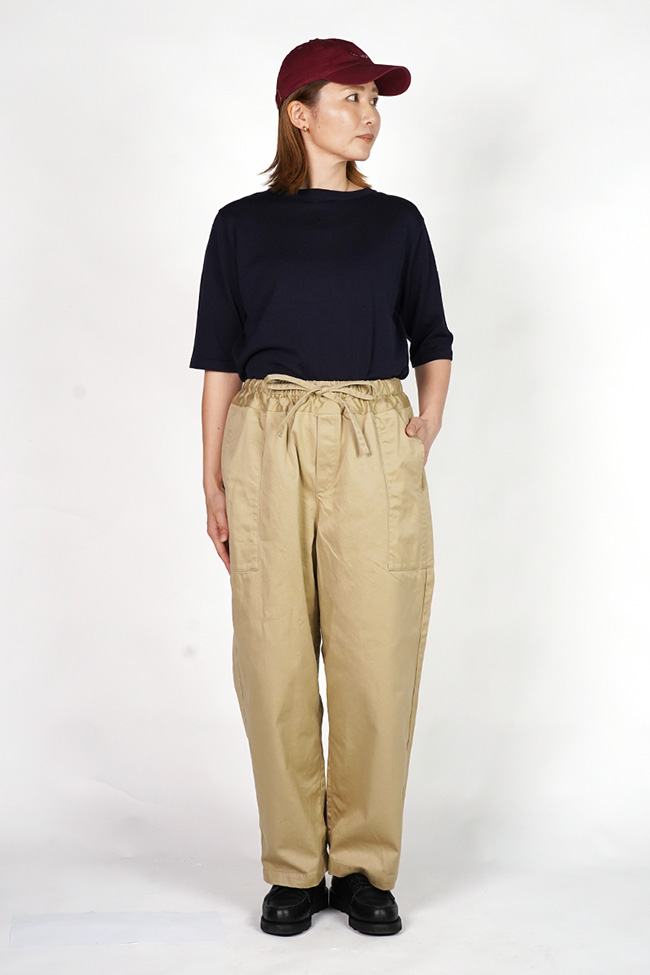 homspun（ホームスパン） 高密度 ウェポン ひもワイドパンツ 3357