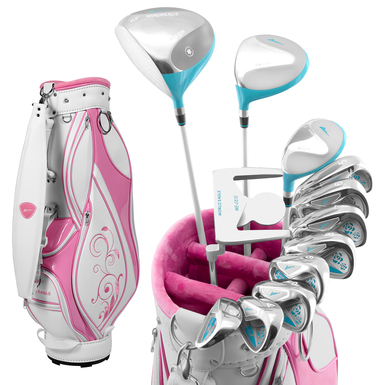 WORLD EAGLE ゴルフクラブセット ワールドイーグル レディース WE-G510