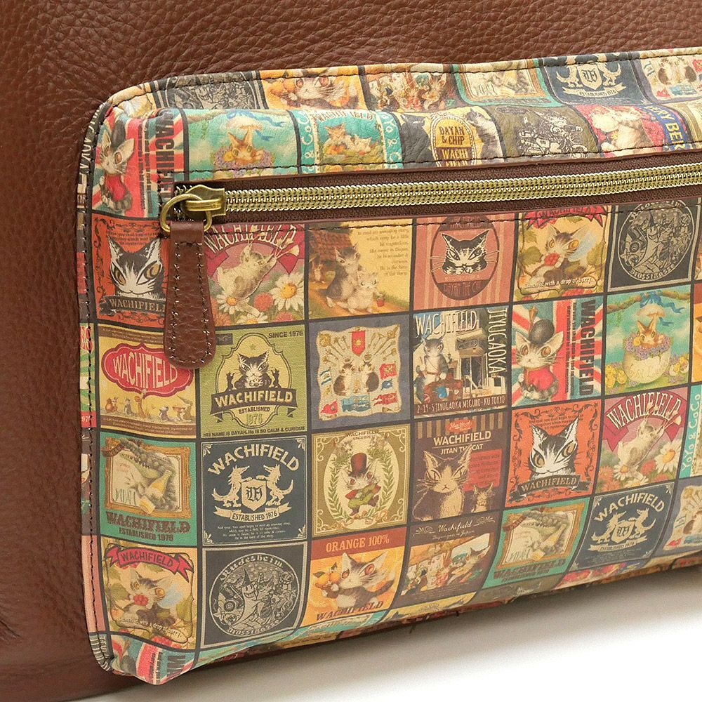 わちふぃーるど（WachiField） レトロアートレザー2WAYバッグ わち
