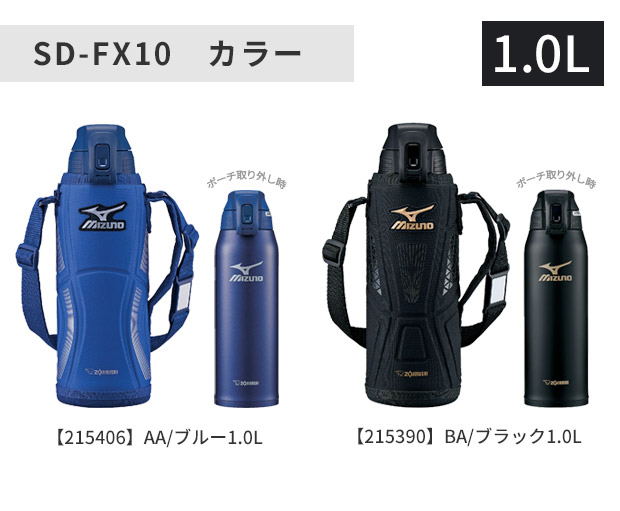 象印（ZOJIRUSHI） クールボトル ステンレス MIZUNO ミズノ 水筒カバー