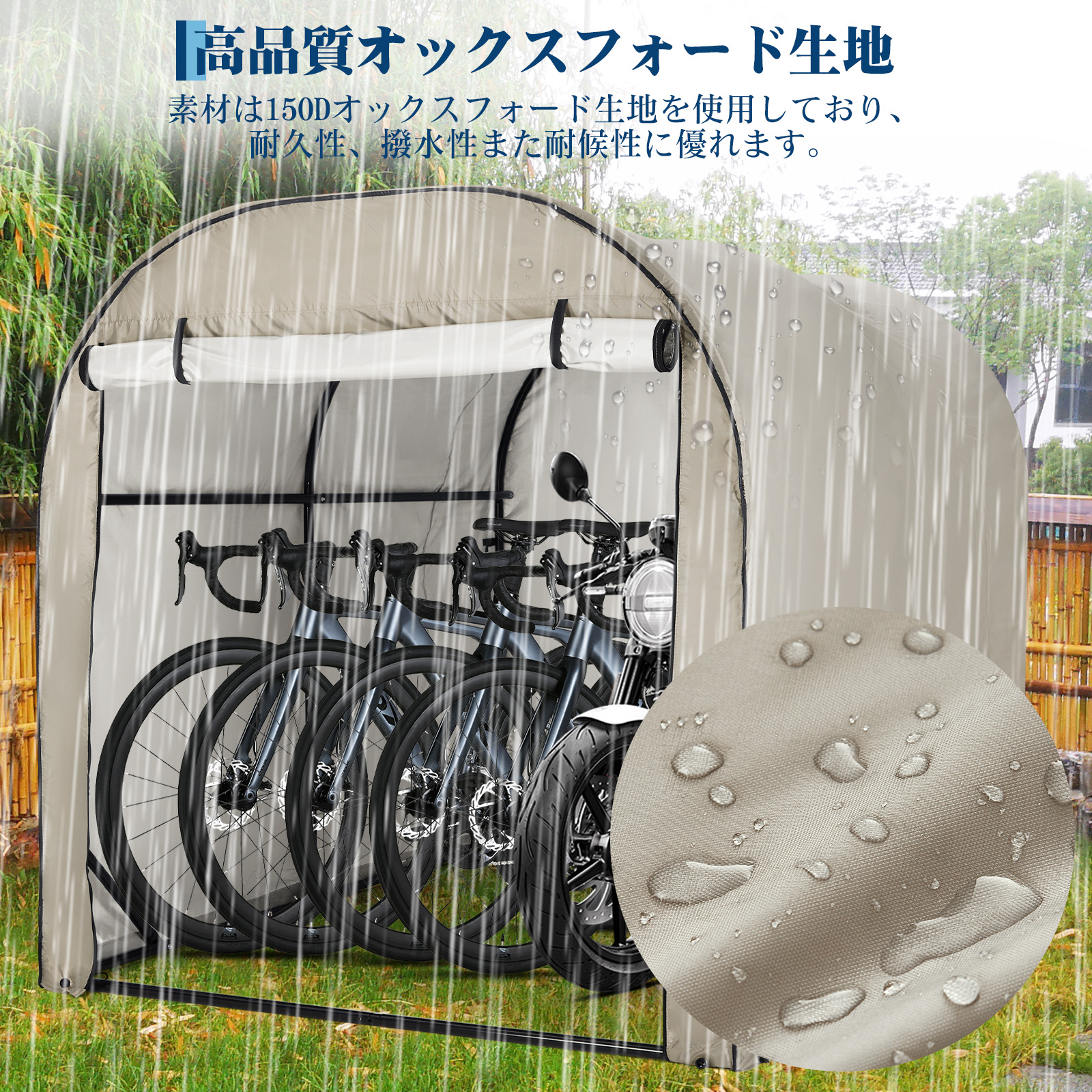 爆買 サイクルハウス サイクルポート 2台用 3台用 5台用 ガレージ 物置