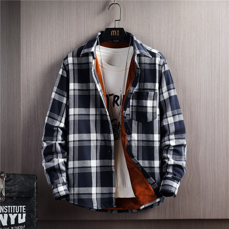 シャツ メンズ 裏起毛 裏ボア チェックシャツ ネルシャツ カジュアル