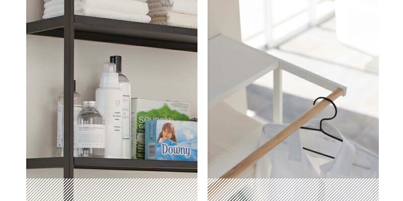 tower 山崎実業 立て掛けランドリーシェルフ タワー 公式 シンプル