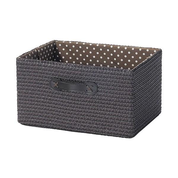 ちどり産業 カラーボックス対応 PPバスケット 内布付き フル 水玉